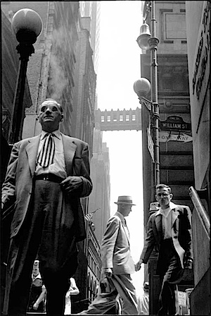 Leonard Freed: New York, 1956, Wall Street