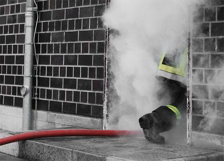 Feuerwehr-Aktion: Rot und Rauch