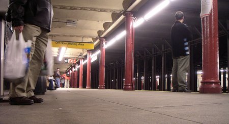 ...zum Stimmungsbild aus der New Yorker U-Bahn...