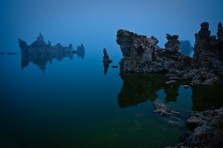 Mono Lake, CA. Das Geisterschiff (Foto © P. Sennhauser).