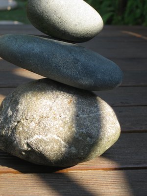 Steinstapel: Oberflächenfaszination
