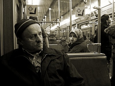 U-Bahn-Foto: Der entscheidende Augenblick