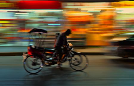 Strassenszene: Verwischt, aber spannend