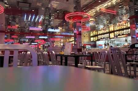 McDonalds-Restaurant, New York. © 2009 Samuel Raymann