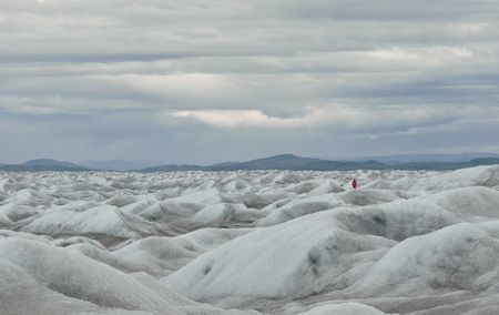 Arktislandschaft: Eis wohin das Auge blickt