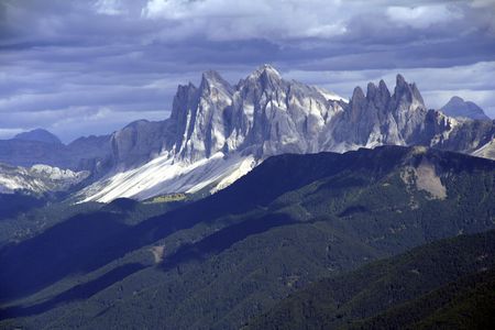 Bergpanorama: Dolomiten-Bühnenbild