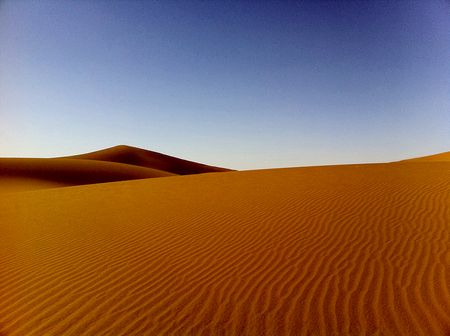 Sanddünen: Weiche Linien