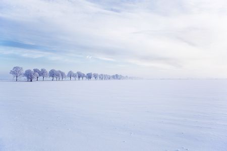 Winterlandschaft: Reduktion ins Detail