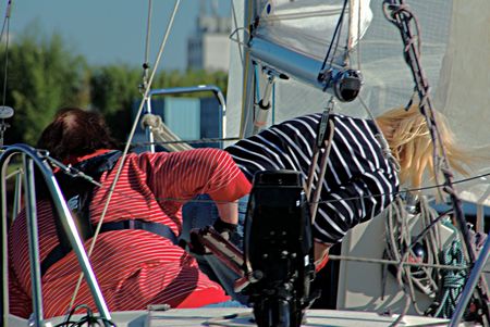 Segelregatta: Unsichtbare Spannung
