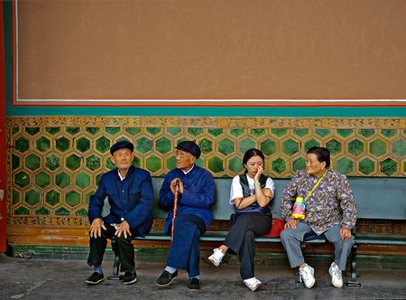 Chinesische Strassenszene: Die Geschichte fehlt