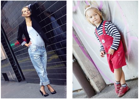 Fashionfotos: Gegenüberstellung