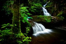 Langzeit-Wasserfall: Ein- und Ausfluss beachten