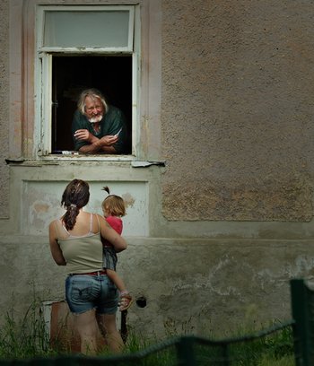 Schnappschuss: Dorftratsch mit Blick in die Zukunft