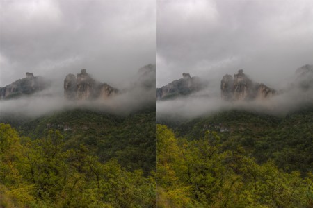 Beispielbild vor und nach der Bearbeitung Beispielbild vor und nach der Bearbeitung