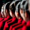 Hostessen am Tiananmen-Platz, Peking (AP Photo/Andy Wong)