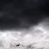 Dunkle Wolken über Hohentengen, Deutschland (Keystone/EPA/Patrick Seeger)