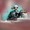 Israelische Grenzpolizisten in Hebron, West Bank (Keystone/EPA/Abed Al Hashlamoun)