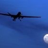 Amerikanische Drohne über Afghanistan mit Vollmond, Archivbild (AP Photo/Kirsty Wigglesworth, File)