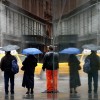 Winterwetter in New York, gespiegelt EPA/JUSTIN LANE