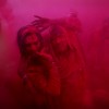 Lathmar Holy Festival in  Neu Delhi, Indien (Keystone/AP Photo/Kevin Frayer)