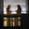 Szene aus der British Library in London, Großbritannien (Keystone/AP Photo/Lefteris Pitarakis)