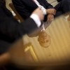 Ungewöhnlicher Blick auf Barack Obama (Keystone/AP Photo/Pablo Martinez Monsivais)
