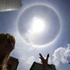 Sonnenhalo über Havana, Kuba (Keystone/AP Photo/Franklin Reyes)