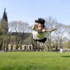 Parkour-Sportler in Prag, Tschechien (Keystone/EPA/Filip Singer)