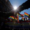 Umzug zum 1. Mai in St. Petersburg, Russland (Keystone/EPA/Anatoly Maltsev)