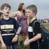 Schulkinder nach dem Tornado, Oklahoma City USA (AP Photo/ The Oklahoman, Paul Hellstern)