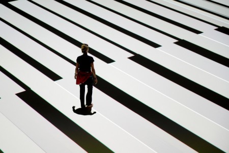 Installation "Test Pattern" bei der Ruhrtriennale in Düsseldorf (Keystone/AP Images/dpa/picture-alliance/Caroline Seidel)