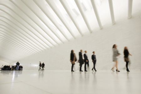 Im neuen World Trade Center in New York, USA (Keystone/AP Photo/Mark Lennihan)