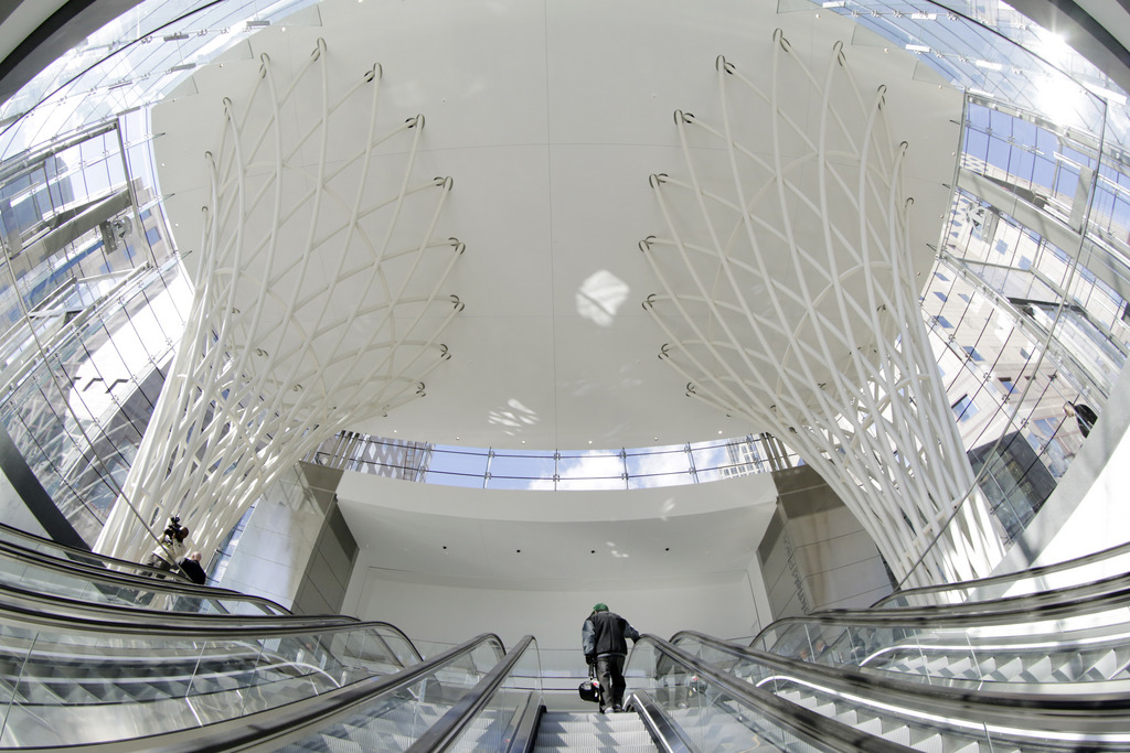 Im neuen World Trade Center in New York, USA (Keystone/AP Photo/Mark Lennihan)