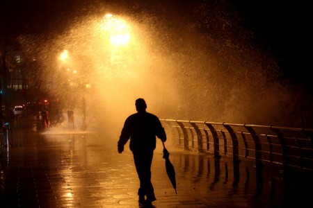 Am Strand von Beirut, Libanon (Keystone/AP Photo/Hussein Malla)