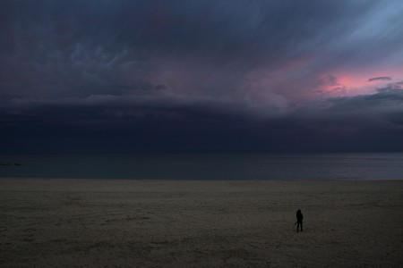 Am Strand von Barcelona, Spanien (Keystone/AP Photo/Emilio Morenatti)