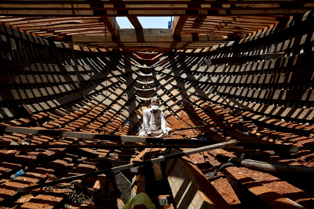 Schiffsbau auf der Insel Qeshm, Iran (AP Photo/Ebrahim Noroozi)