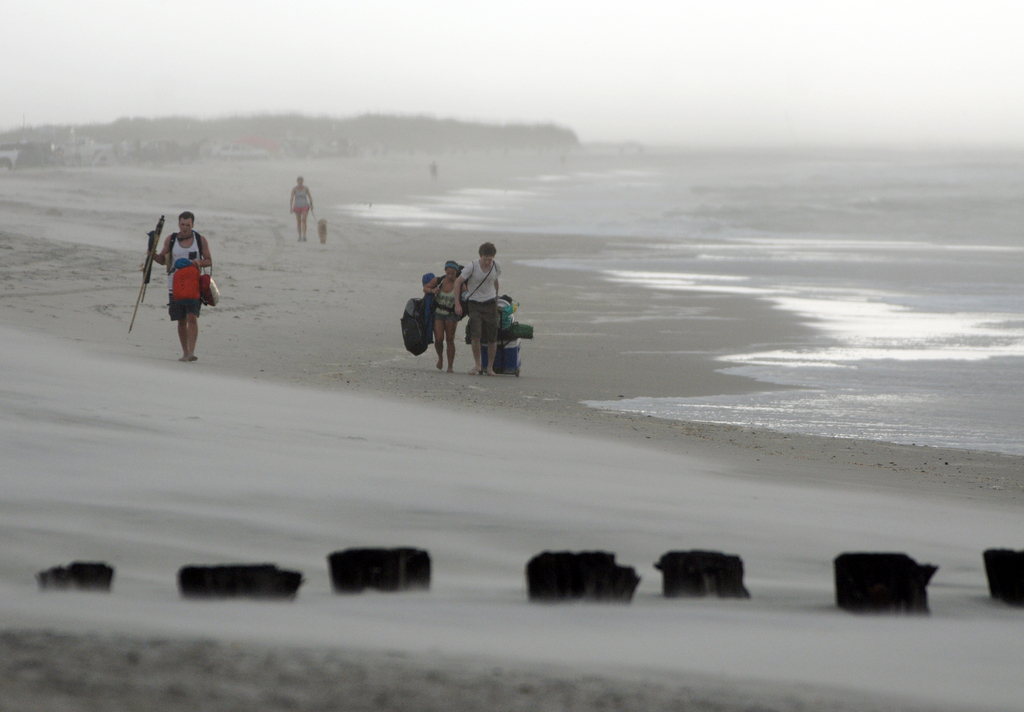 Wolken über Carolina Beach, USA (Keystone/AP Photo/Mike Spencer)