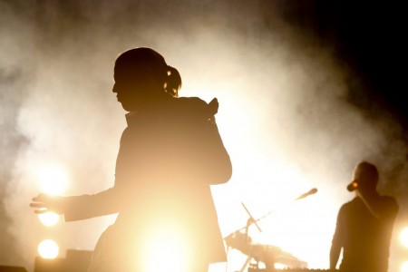 Die Arctic Monkeys in Lissabon, Portugal (Keystone/EPA/Manuel De Almeida)