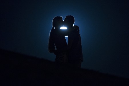 Vollmond in Madrid, Spanien (Keystone/AP Photo/Andres Kudacki)
