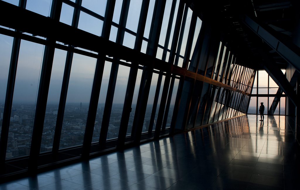 Im neuen Leadenhall Building in London, Großbritannien (Keystone/EPA/Will Oliver)