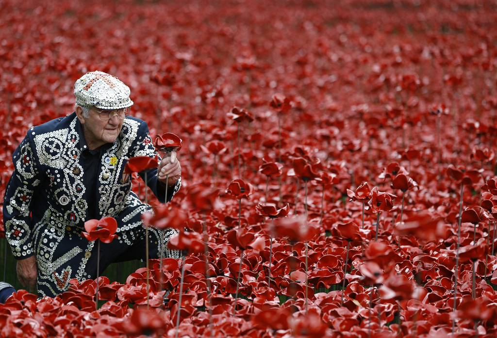 Gedenken an den Zweiten Weltkrieg in London, Großbritannien (Keystone/AP Photo/Kirsty Wigglesworth)