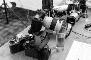 Kameras und Bier