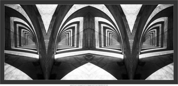 Leica D-Lux 3, mirrored Architektur, 4fach gespiegelt © Dierk Topp